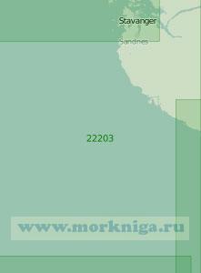 22203 От банки Сирагруннен до островов Квитсёйане (Масштаб 1:200 000)