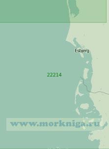 22214 От залива Рингкёбинг-фьорд до острова Гельголанд (Масштаб 1:200 000)