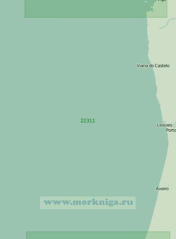 22311 От острова Фаро до мыса Мондегу (Масштаб 1:250 000)