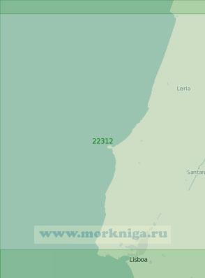 22312 От мыса Мондегу до Лиссабона (Масштаб 1:200 000)