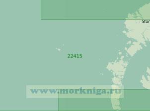 22415 Средняя часть Гебридских островов (Масштаб 1:200 000)