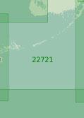 22721 Южная часть полуострова Флорида с островами Флорида-Кис (Масштаб 1:200 000)