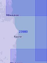 23980 От бухты Милуоки до гавани Уокиган-Харбор (Масштаб 1:100 000)