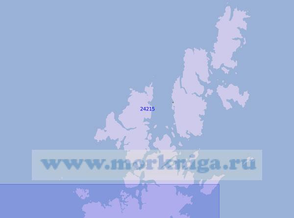 24215 Северная часть Шетландских островов (Масштаб 1:100 000)