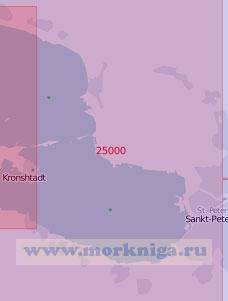 25000 От Санкт Петербурга до Зеленогорска (Масштаб 1:50 000)