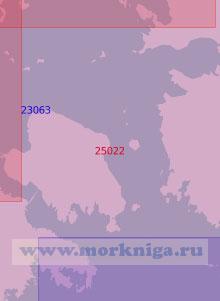 25022 Южная часть пролива Вяйнамери (Масштаб 1:50 000)