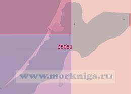 25051 Подходы к Балтийску и Калининграду (Масштаб 1:50 000)