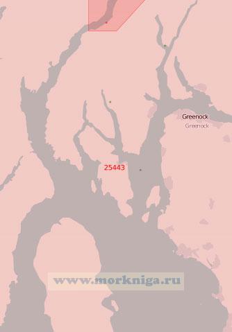 25443 Залив Ферт-оф-Клайд и бухта Лох-Фаин (Масштаб 1:75 000)