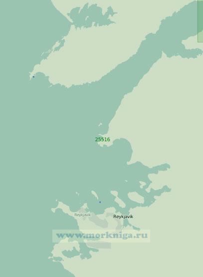 25516 Порт Рейкьявик с подходами (Масштаб 1:40 000)