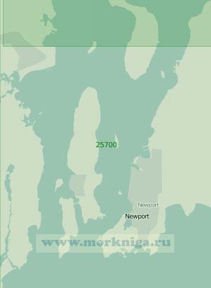 25700 Порт Ньюпорт с подходами (Масштаб 1:25 000)