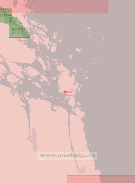 26130 От острова Веддё до острова Гресё (Масштаб 1:50 000)