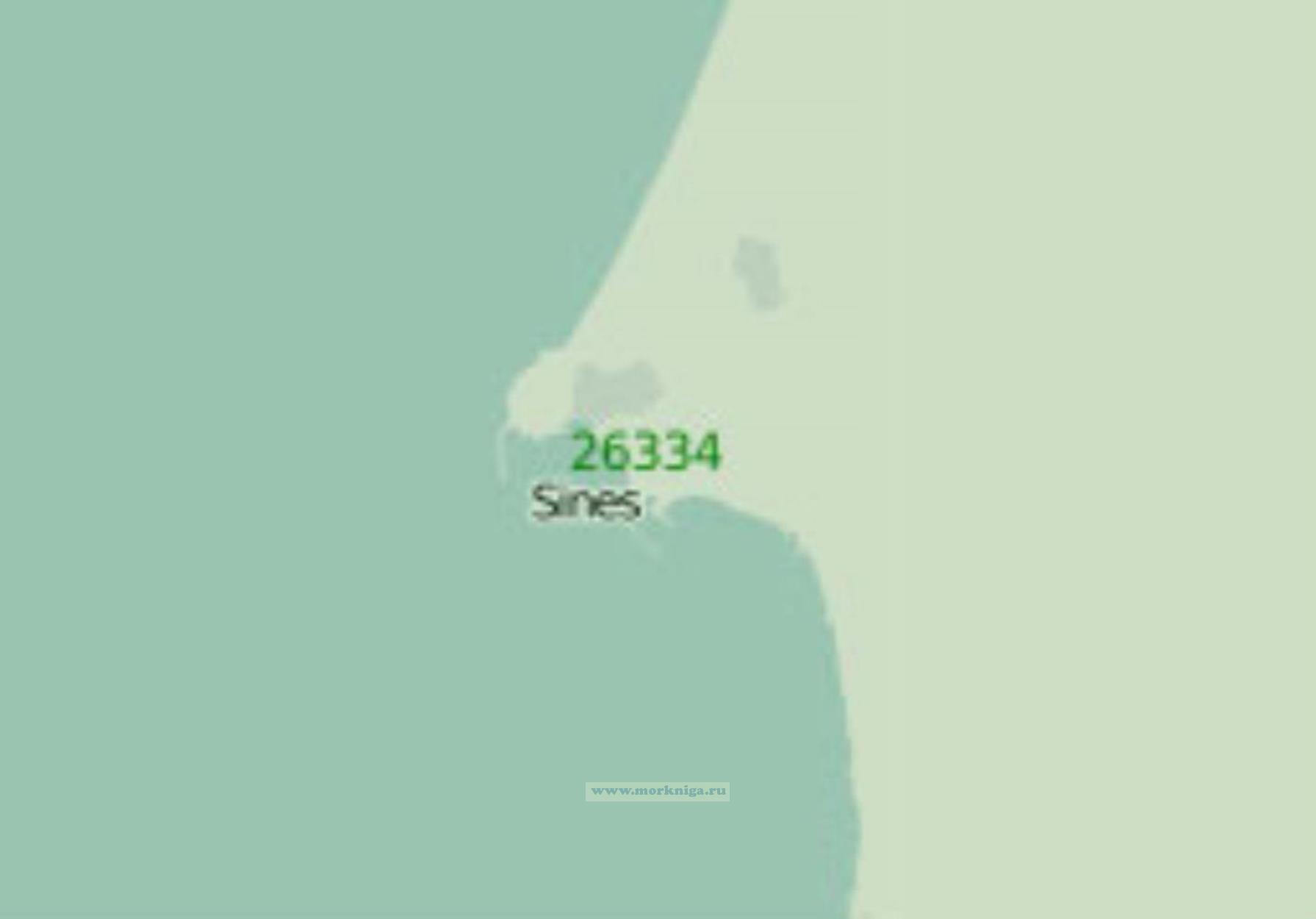 26334 Подходы к порту Синиш (Масштаб 1:50 000)