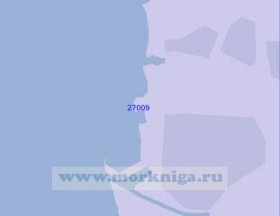 27009 Порт Лиепая. Аванпорт, гавани Бривоста и Зиемас - Оста (Масштаб 1: 5 000)