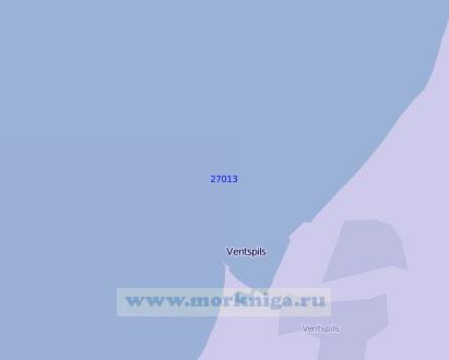 27013 Порт Вентспилс с подходами (Масштаб 1:10 000)