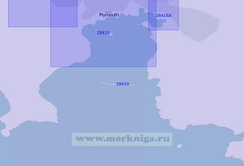 28410 Порт Плимут с подходами (Масштаб 1:12 500)