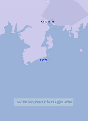 29170 Порт Карлсхамн с подходами (Масштаб 1:12 500)