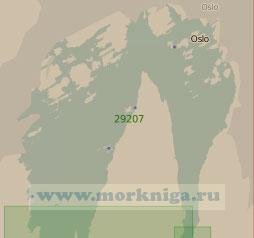 29207 Подходы к порту Осло (Масштаб 1:25 000)