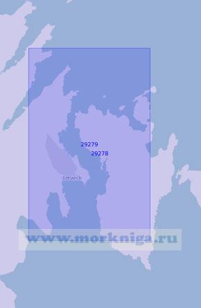 29278 Подходы к порту Леруик (Масштаб 1:20 000)