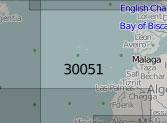30051 От Гибралтарского пролива до острова Ньюфаундленд (Масштаб 1:5 000 000)