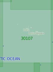 30107 Азорские острова (Масштаб 1:2 000 000)