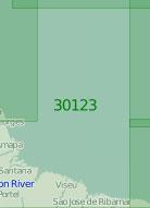 30123 Район к северу от устья реки Амазонка (Масштаб 1:2 000 000)