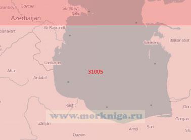 31005 Южная часть Каспийского моря (Масштаб 1:750 000)