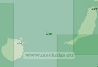 32408 От острова Фуэртевентура до острова Тенерифе с островом Гран-Канария (Масштаб 1:200 000)