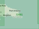 32681 Восточная часть острова Ямайка (Масштаб 1:200 000)