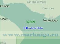 32809 От порта Монтевидео до порта Колония (Колония-дель-Сакраменто) (Масштаб 1:200 000)