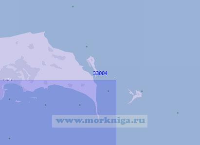 33004 Восточная часть Апшеронского полуострова (Масштаб 1:100 000)