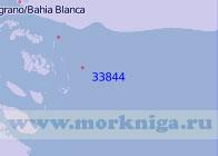 33844 Залив Эль - Ринкон. Подходы к бухте Баия - Бланка (Масштаб 1: 100 000)