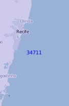 34711 Подходы к портам Ресифи и Суапи (Масштаб 1:100 000)