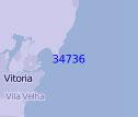 34736 Подходы к портам Витория и Тубаран (Масштаб 1:100 000)