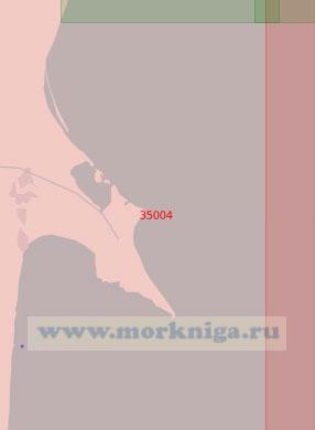 35004 Подходы к устью реки Кура (Масштаб 1:50 000)
