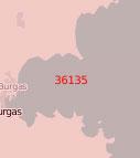 36135 Порт Бургас с подходами (Масштаб 1:50 000)