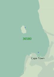 36580 Подходы к Кейптауну (Капстаду) (Масштаб 1:25 000)