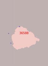 36588 Остров Вознесения (Масштаб 1:50 000)