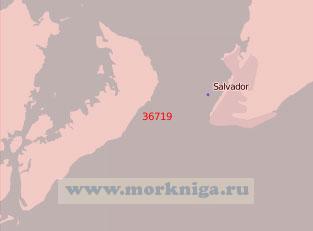 36719 Подходы к порту Салвадор (Масштаб 1:50 000)