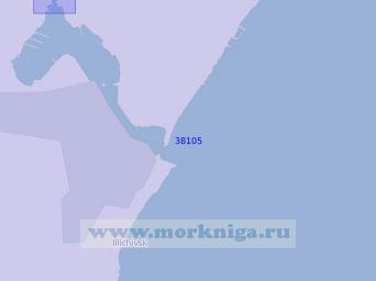 38105 Порт Ильичевск с подходами (Масштаб 1:10 000)