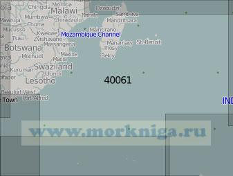 40061 Западная часть Индийского океана (Масштаб 1:5 000 000)