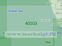 40103 Юго-восточная часть Аравийского моря (Масштаб 1:2 000 000)