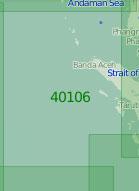 40106 Район к западу от острова Суматра (Масштаб 1:2 000 000)