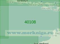 40108 Район к северо-западу от Австралии (Масштаб 1:2 000 000)