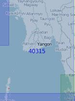 40315 Северная часть Андаманского моря (Масштаб 1:1 000 000)