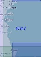 40343 От порта Момбаса до Коморских островов (Масштаб 1:1 000 000)