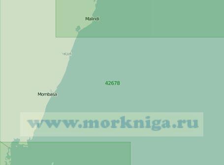 42678 От бухты Малинди до пролива Пемба (Масштаб 1:300 000)