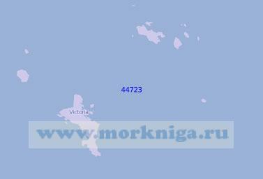 44723 Остров Маэ с подходами (Масштаб 1:125 000)