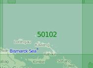 50102 Район к северу от архипелага Бисмарка и Соломоновых островов (Масштаб 1:2 000 000)