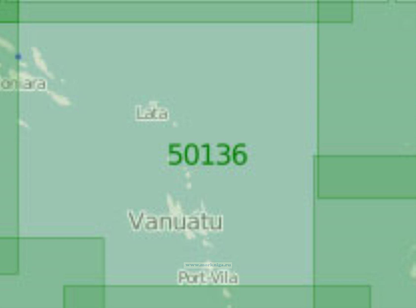 50136 От Соломоновых островов до Фиджи (Масштаб 1:2 000 000)