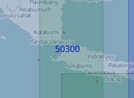 50300 Западная часть Яванского моря с Зондским проливом (Масштаб 1:1 000 000)